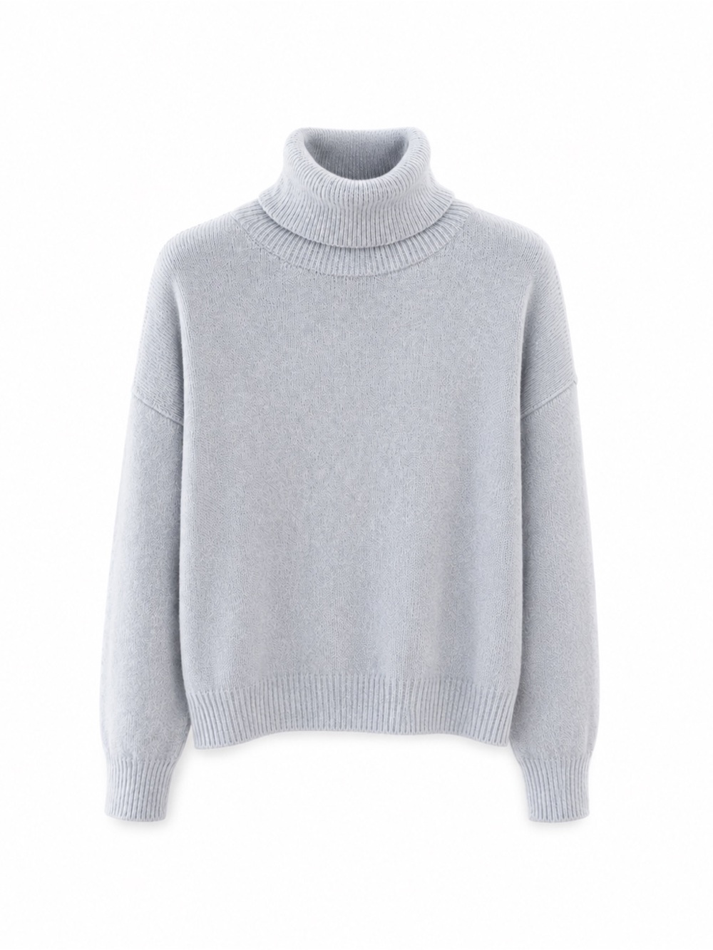 Emerson Fry Carolyn Turtleneck Sweater Light Grey NWT Size Small